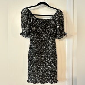 Forever 21 Black and White Floral Dress